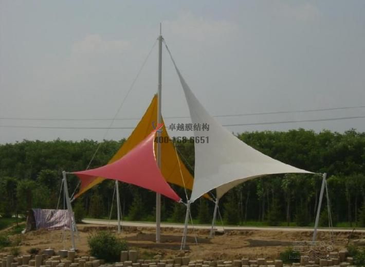 臨沂張拉<font color='red'>膜結(jié)構(gòu)景觀</font>設計施工【案例圖片】