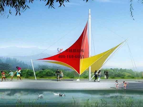 安慶張拉<font color='red'>膜結(jié)構(gòu)景觀</font>設計施工【案例圖片】
