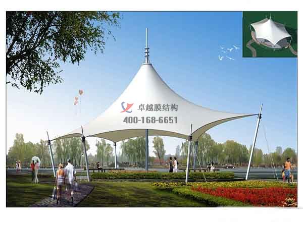 巢湖張拉<font color='red'>膜結(jié)構(gòu)景觀</font>設計施工【案例圖片】
