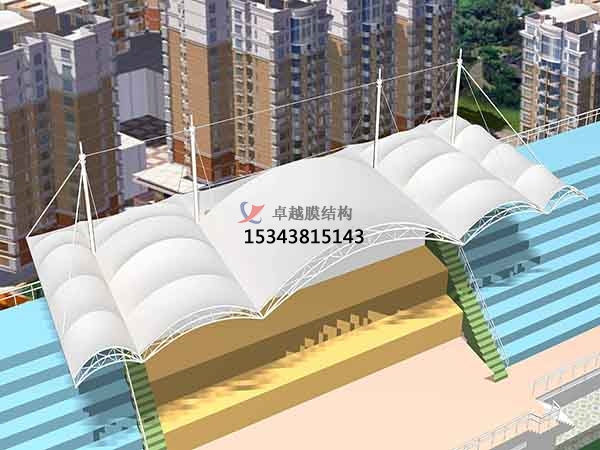 吳忠市體育場膜結構罩棚/籃球、羽毛球、網球場地設計【公司直銷】?? ?